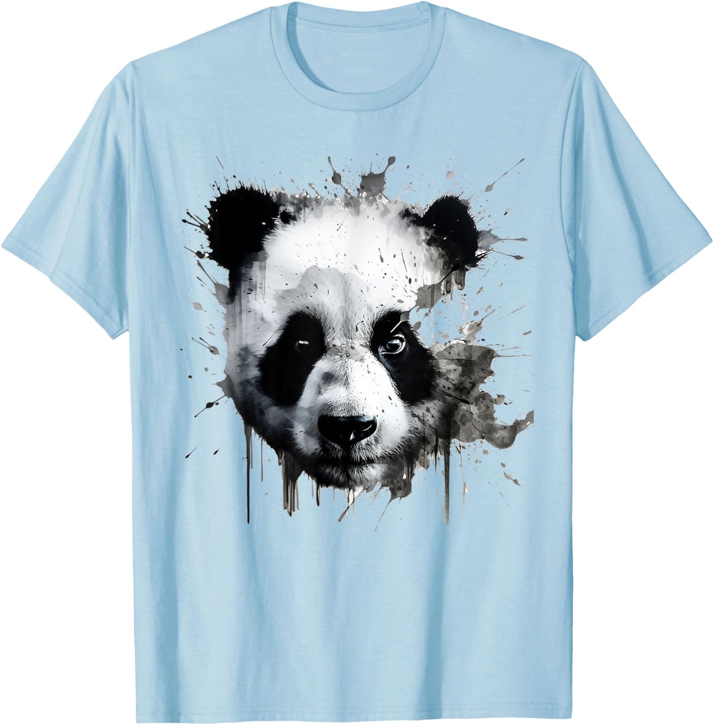 Panda Art - Animal Panda T-Shirt - T-Shirt | Light Blue