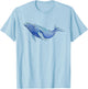 Humpback Whale T-Shirt - T-Shirt | Light Blue