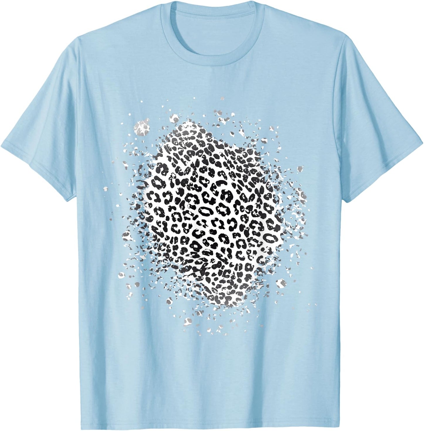 Funny Snow Leopard Costume Halloween T-Shirt - T-Shirt | Light Blue