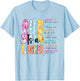 Women Bible Verse Christian Teacher God Says Back To School T-Shirt - T-Shirt | Light Blue