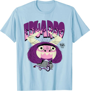 Foster's Home for Imaginary Friends Eduardo Biking T-Shirt - T-Shirt | Light Blue