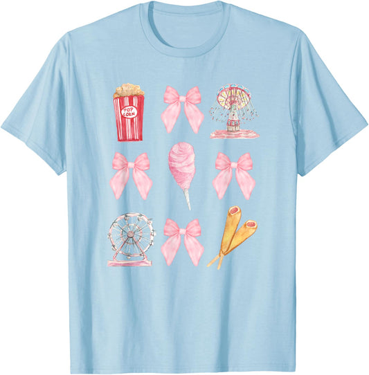 State Fair , County Fair , State Fair Outfit T-Shirt - T-Shirt | Light Blue