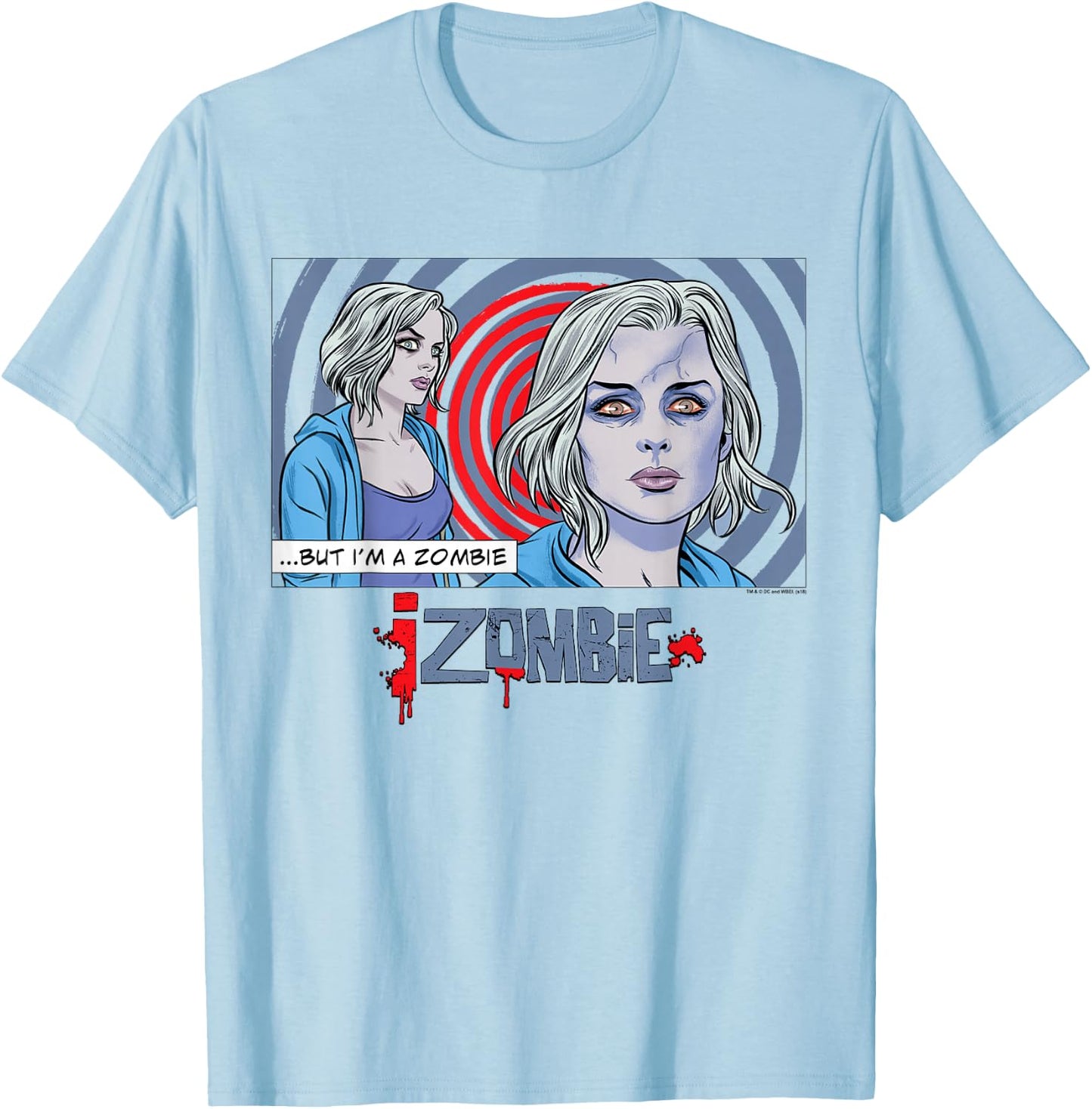 iZombie Liv Panel T-Shirt - T-Shirt | Light Blue