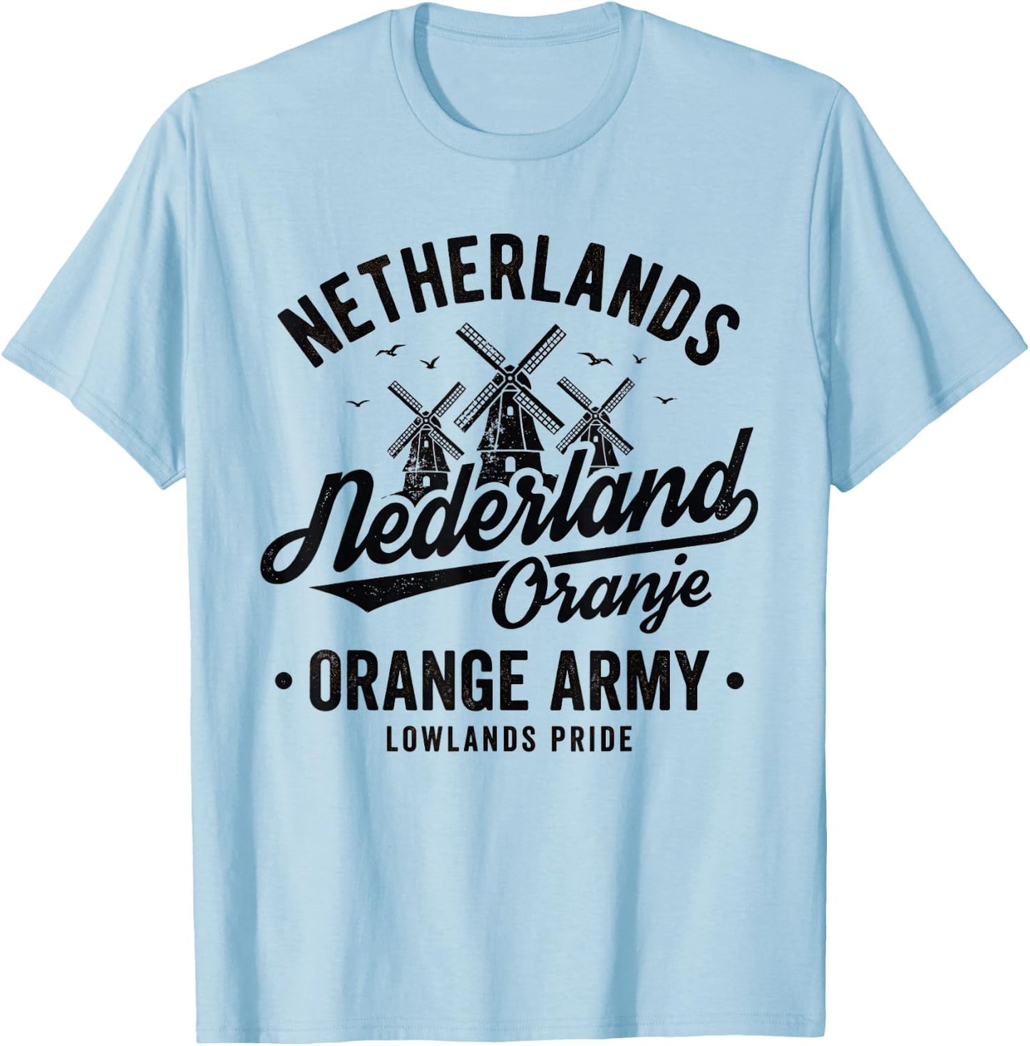 Netherlands Dutch Holland Netherland Nederland T-Shirt - T-Shirt | Light Blue