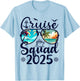 Cruise Squad 2025 Summer Vacation Matching Family Cruise T-Shirt - T-Shirt | Light Blue