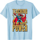 Teaching is My Super Power - Superhero Teacher Men Women Kids T-Shirt - T-Shirt | Light Blue