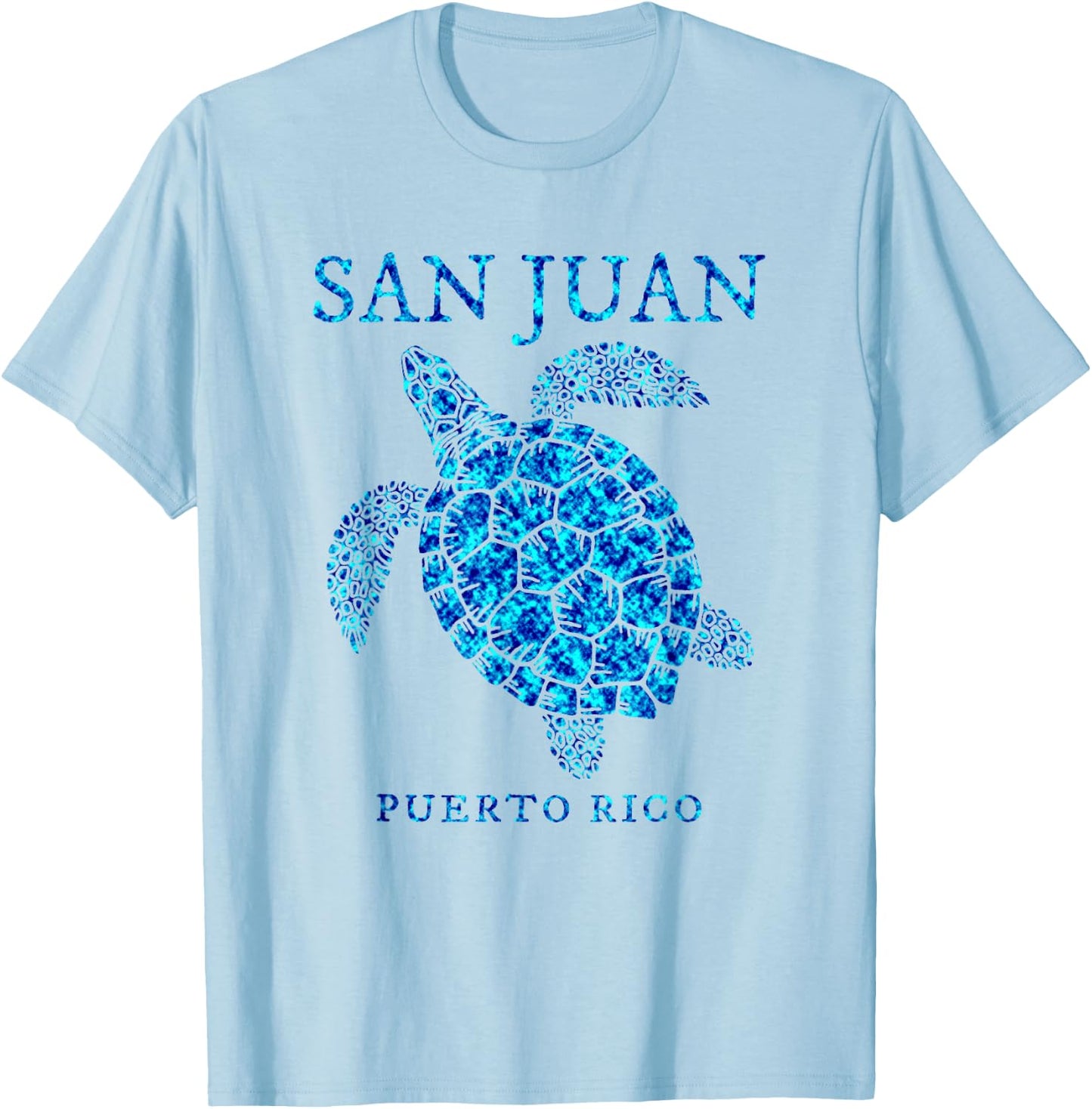 San Juan Puerto Rico Souvenir Sea Turtle Boys Girls Toddler T-Shirt - T-Shirt | Light Blue