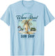 Wave Street Surf Vintage Summertime Vacation Beach Surf Women Kids T-Shirt - T-Shirt | Light Blue