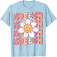 Groovy Retro Speech Language Pathologist Speech Therapist T-Shirt - T-Shirt | Light Blue