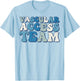 Vascular Access Team Nursing RN Nurse Appreciation Groovy T-Shirt - T-Shirt | Light Blue