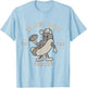 Funny I'm Just Here For The Snacks Football T-Shirt - T-Shirt | Light Blue