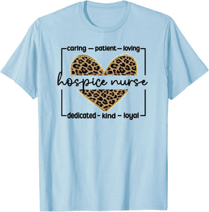 Hospice Nursing For Hospice Nurse Grey Nurse Appreciation Palliative Nurse T-Shirt - T-Shirt | Light Blue