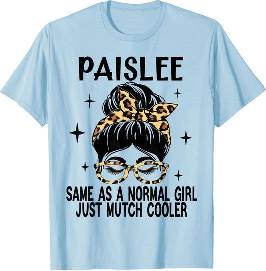 PAISLEE Costume Cute Definition Personalized Name PAISLEE T-Shirt - T-Shirt | Light Blue