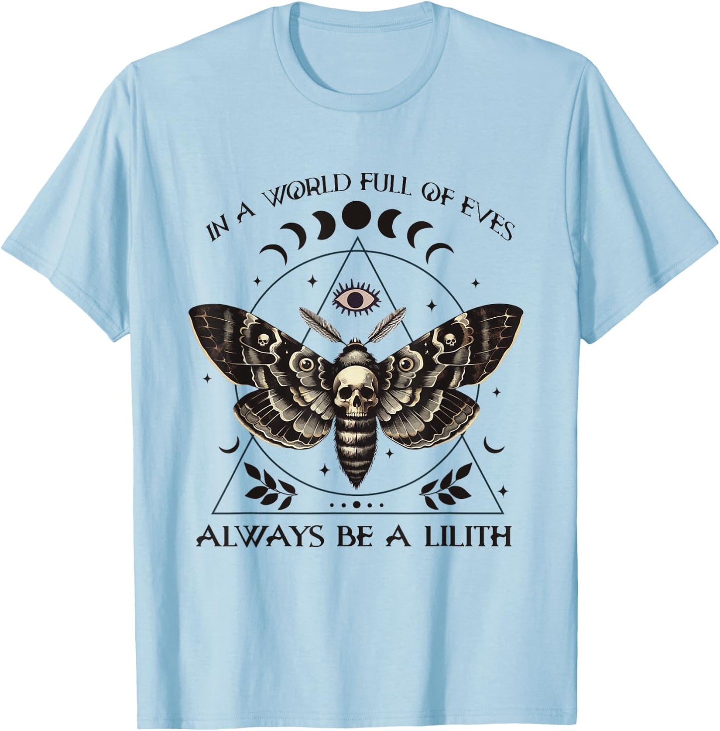 Lilith Halloween Witch Party Costume T-Shirt - T-Shirt | Light Blue