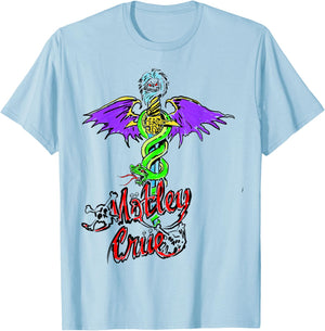 Mötley Crüe – Feel Good Doodle T-Shirt - T-Shirt | Light Blue