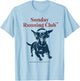 Sunday-Running-Club - Racing Weiner Dachshund T-Shirt - T-Shirt | Light Blue