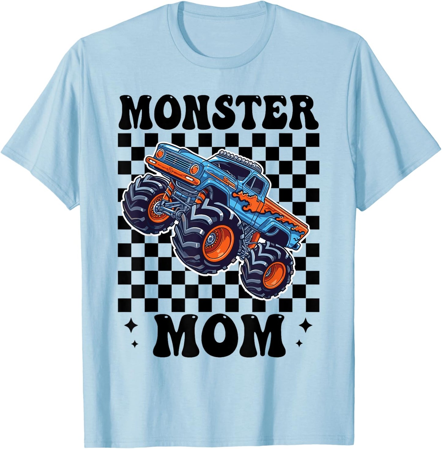 Monster Truck Mama Mom Monster Truck Are My Jam Truck Lovers T-Shirt - T-Shirt | Light Blue