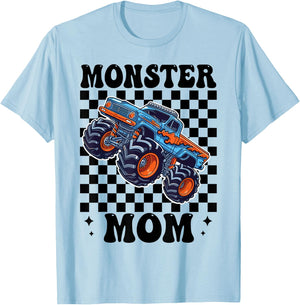 Monster Truck Mama Mom Monster Truck Are My Jam Truck Lovers T-Shirt - T-Shirt | Light Blue