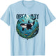 Orca Boy Whale T-Shirt - T-Shirt | Light Blue