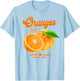Oranges Fresh Fruit Sweet & Tasty Vintage Style Oranges T-Shirt - T-Shirt | Light Blue