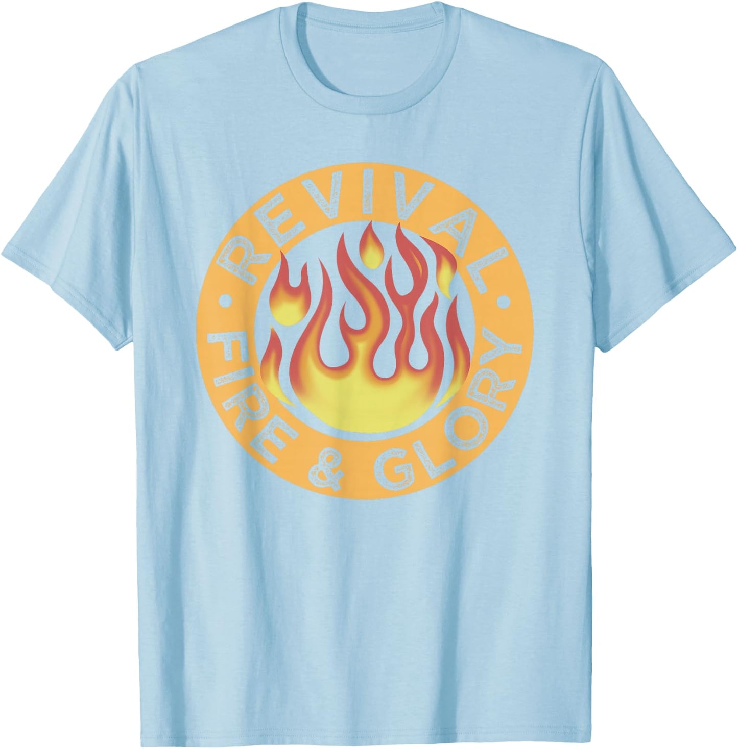 Revival Fire & Glory T-Shirt - T-Shirt | Light Blue