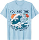 Salt of the Earth Inspirational Christian Bible Verse Retro T-Shirt - T-Shirt | Light Blue