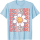 Groovy 8th Grade Back To School First Day of Eighth Grade T-Shirt - T-Shirt | Light Blue