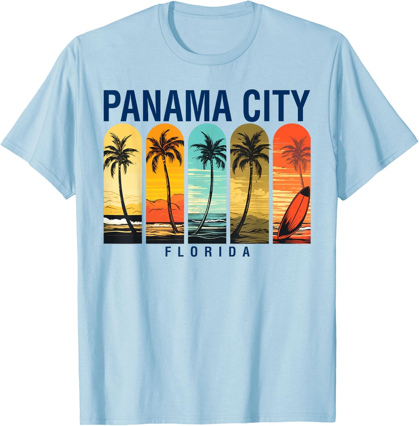 Panama City Beach Florida Men Beach Rider Women T-Shirt - T-Shirt | Light Blue