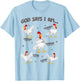 God Says I Am Chicken Lover Men Women Christian T-Shirt - T-Shirt | Light Blue