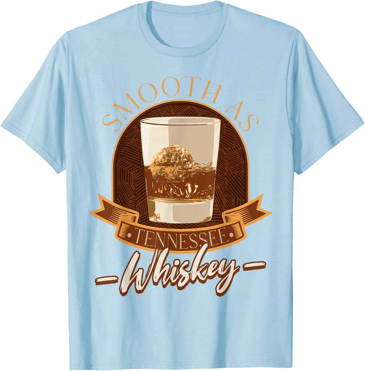 Western Smooth As Tennessee Whiskey Country Music T-Shirt - T-Shirt | Light Blue