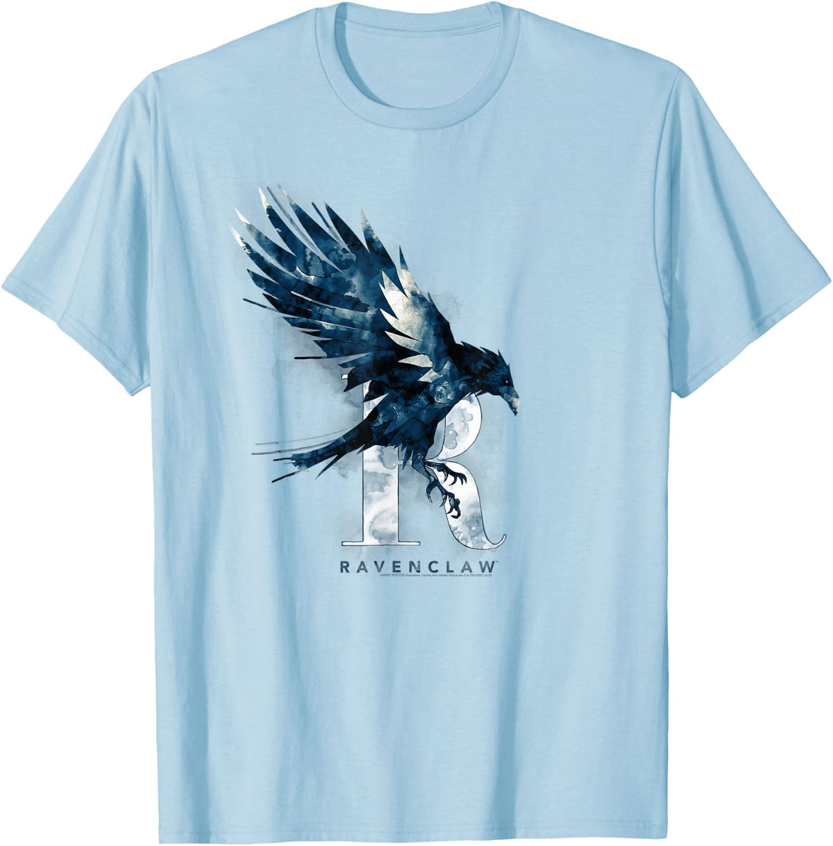 Harry Potter Ravenclaw Watercolor T-Shirt - T-Shirt | Light Blue