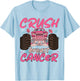 Crush Cancer Monster Truck Breast Cancer Awareness Toddler T-Shirt - T-Shirt | Light Blue