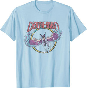 Marvel X-Men Death-Bird Retro Comic Book Portrait Vintage T-Shirt - T-Shirt | Light Blue