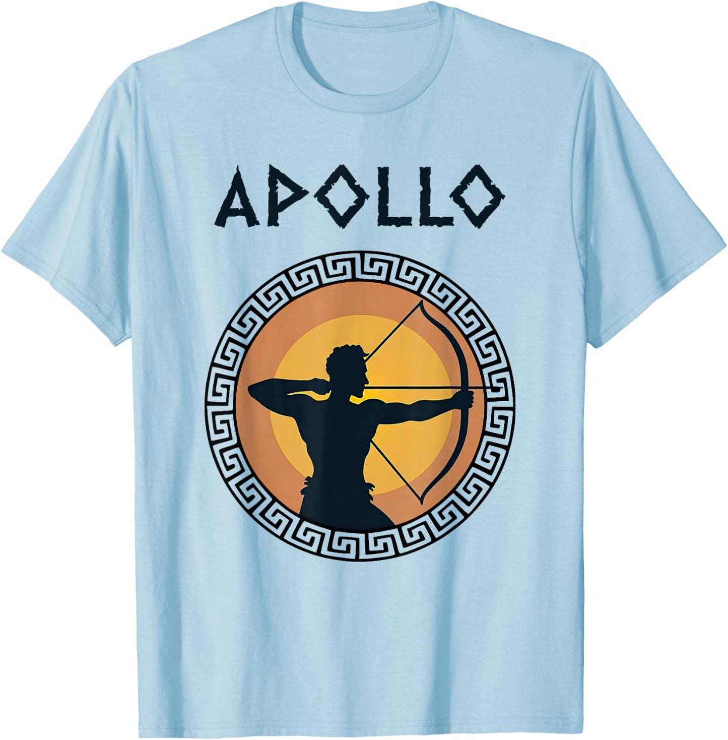 Apollo Ancient Greek God T-Shirt - T-Shirt | Light Blue