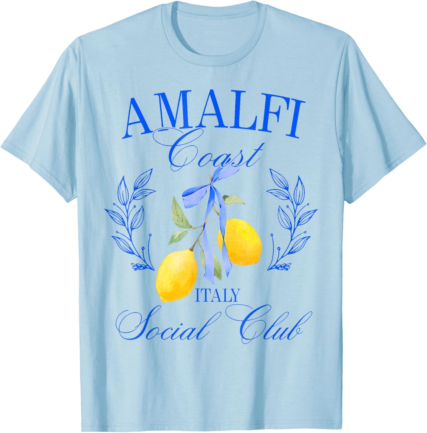Italy Gift Amalfi Coast Italy Sorrento Capri Lemons T-Shirt - T-Shirt | Light Blue