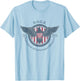 DOGE Department Of Government Efficiency Partiotic T-Shirt - T-Shirt | Light Blue