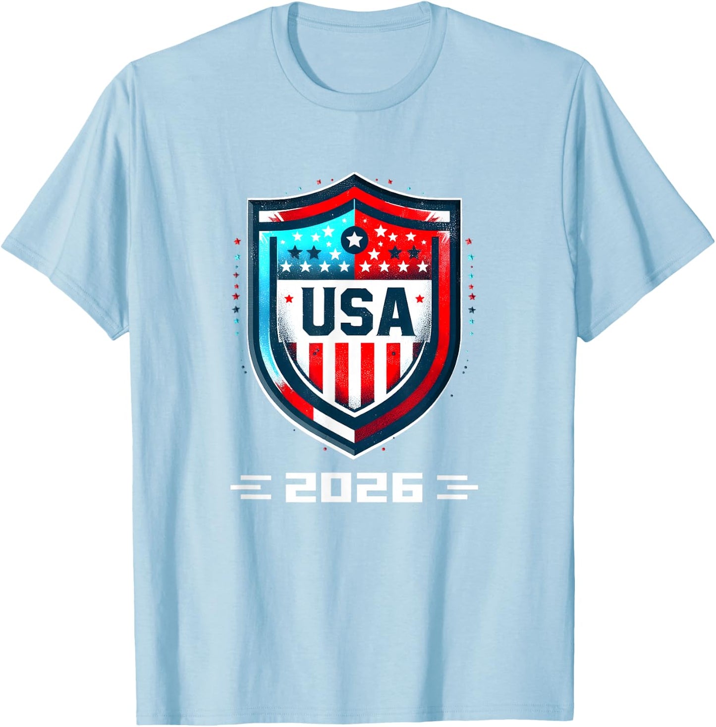 USA 2026 Go United States Sport USA Team 2026 USA T-Shirt - T-Shirt | Light Blue