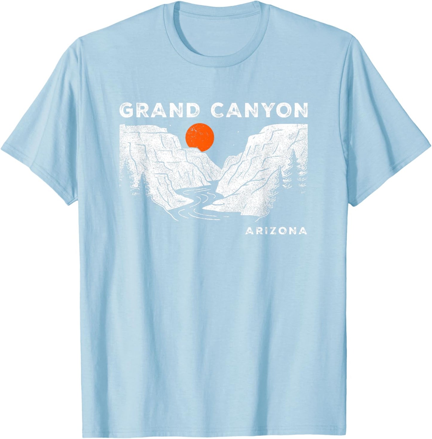 Vintage Grand Canyon National Park Arizona Men Kids T-Shirt - T-Shirt | Light Blue