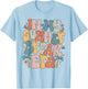 In My Summer Break Era Teacher Summer Break Vacation Groovy Women Kids T-Shirt - T-Shirt | Light Blue