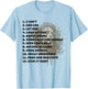 Celebrate the Recovery Christian Cross 12 Step Guide Pray T-Shirt - T-Shirt | Light Blue