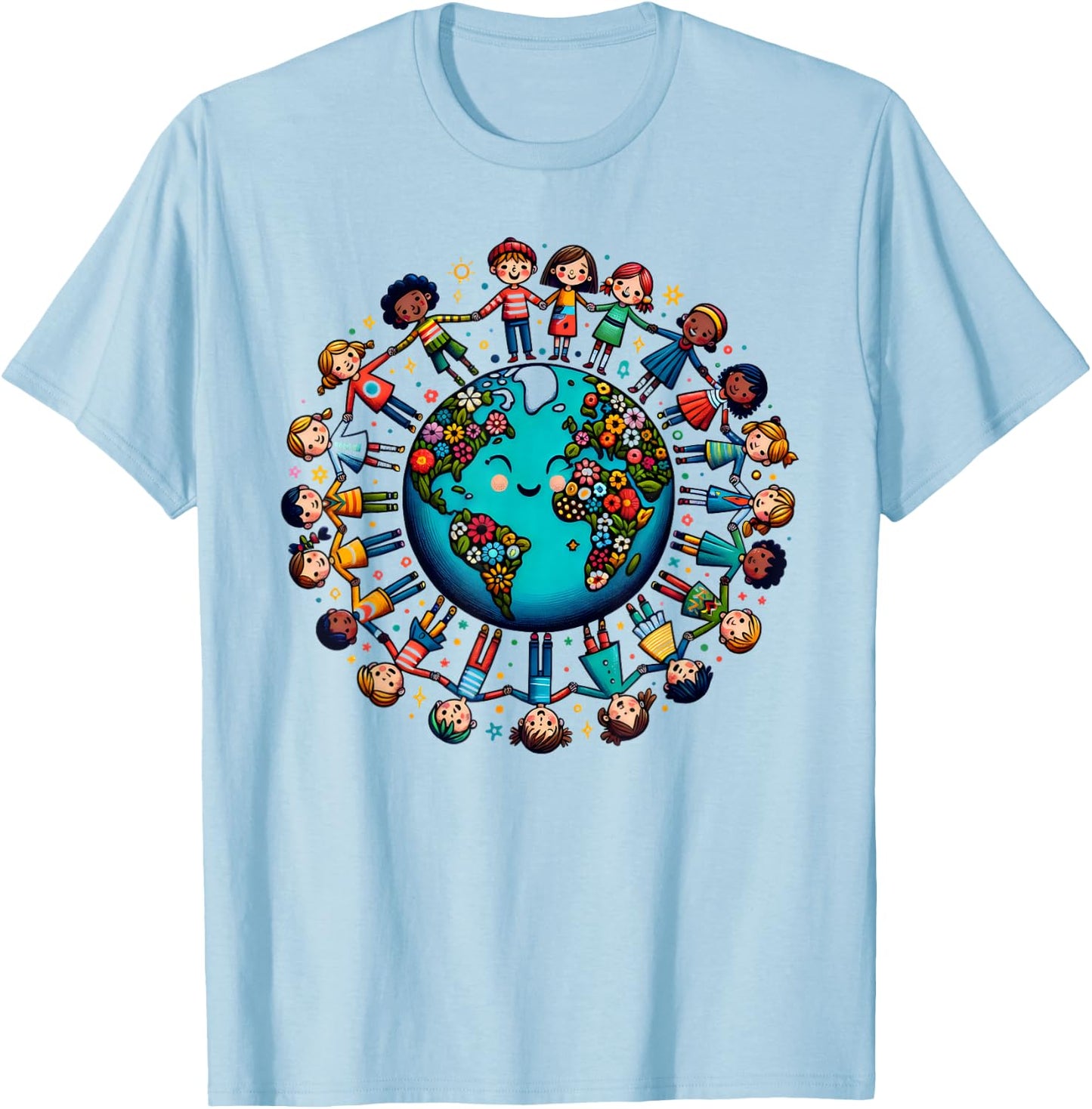 Fight Climate Change T-Shirt - T-Shirt | Light Blue