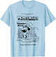 Disney Steamboat Willie A Walt Disney Comic Vintage Poster T-Shirt - T-Shirt | Light Blue
