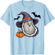 Funny Pumpkin Bat Witch Costume Oyster Halloween T-Shirt - T-Shirt | Light Blue