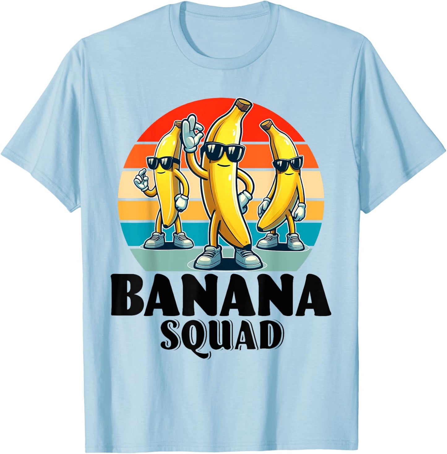 Bananas Shirt Men Women Cute Banana Gifts Funny Banana Squad T-Shirt - T-Shirt | Light Blue