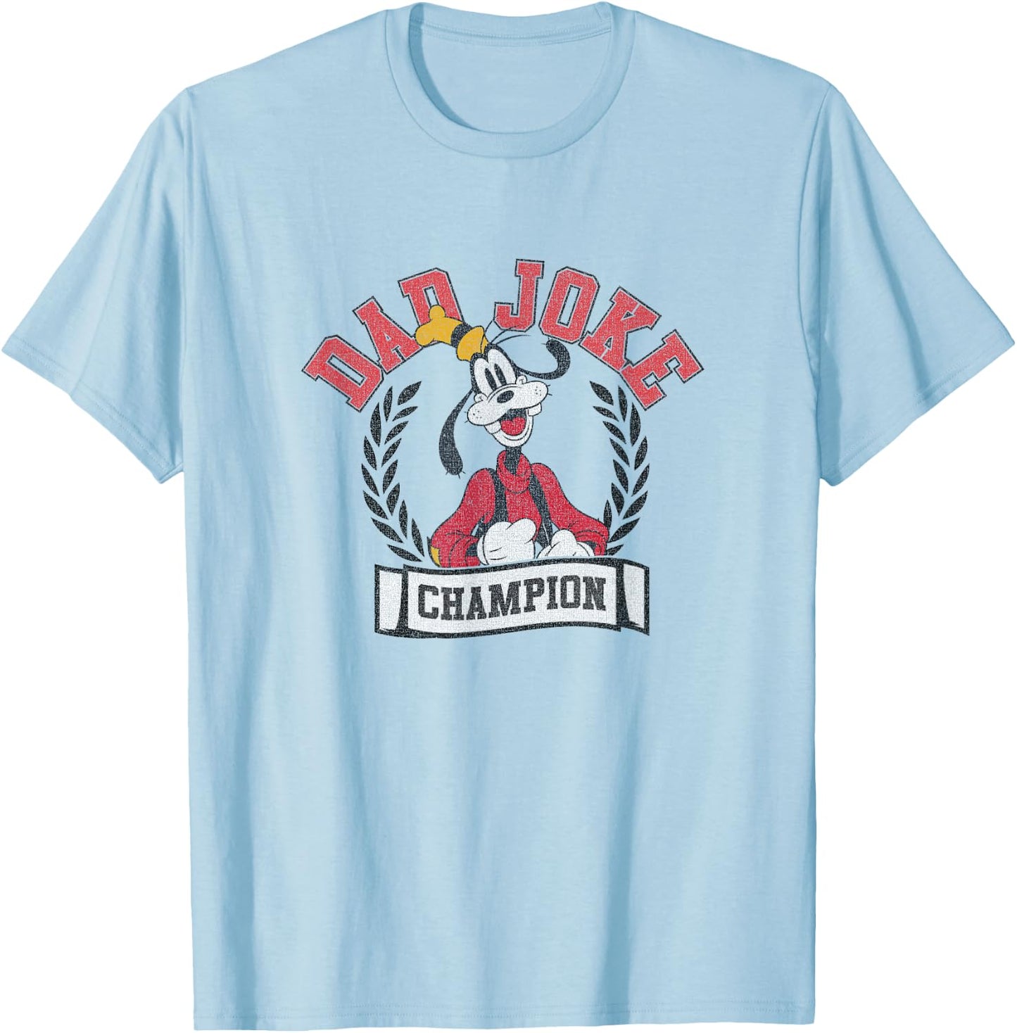 Disney Mickey and Friends Goofy Dad Joke Champ Father's Day T-Shirt - T-Shirt | Light Blue