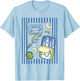 Retro Graphic Fish Sardines Tinned Summer Women Kid T-Shirt - T-Shirt | Light Blue