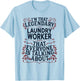Washing Machine Laundromat - Legendary Laundry Worker T-Shirt - T-Shirt | Light Blue