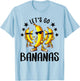 Funny Bananas Shirt Cute Banana Gifts Funny Lets go Bananas T-Shirt - T-Shirt | Light Blue