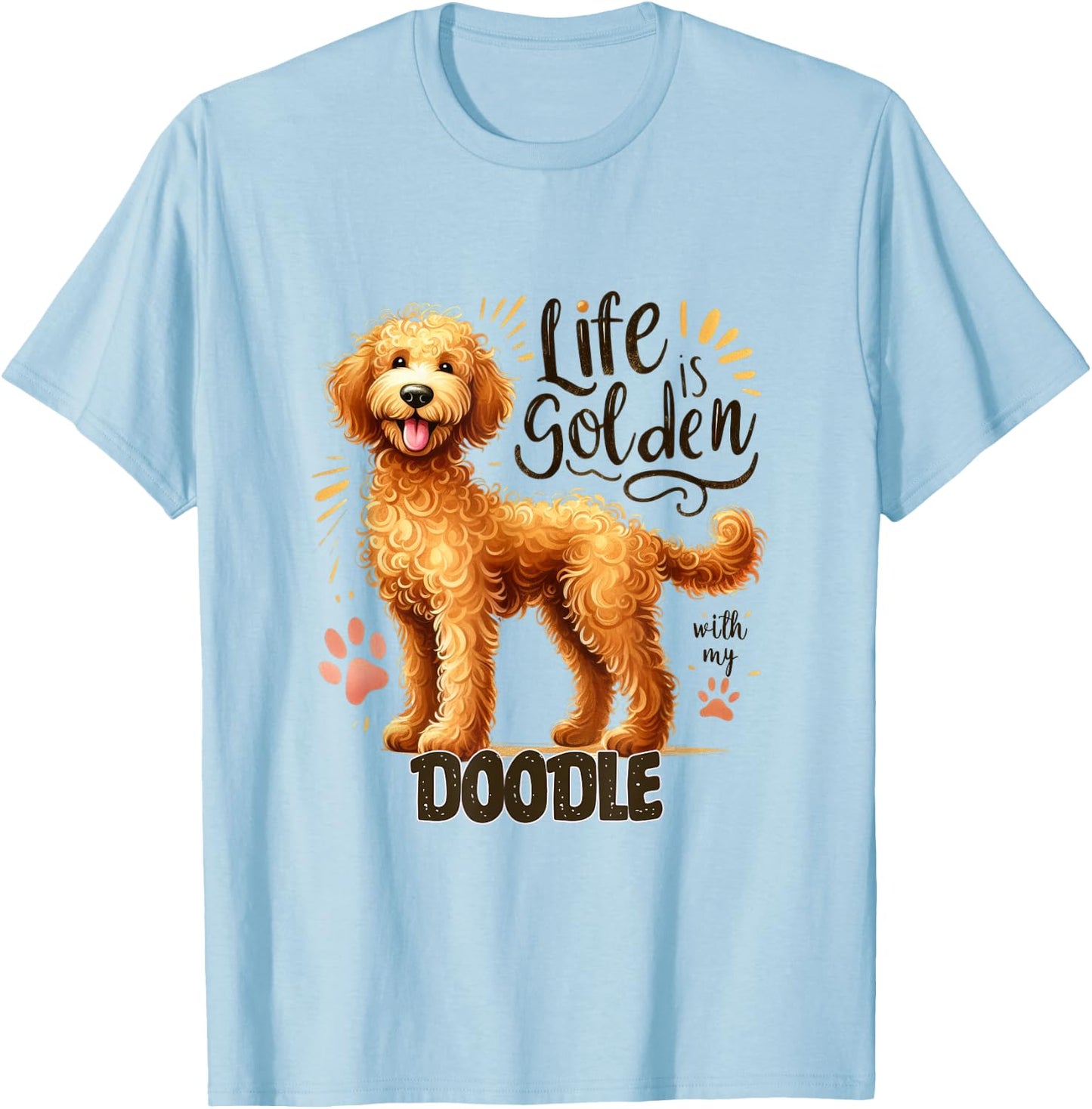 Labradoodle Bernedoodle Goldendoodle - Doodle Lover - Doodle T-Shirt - T-Shirt | Light Blue