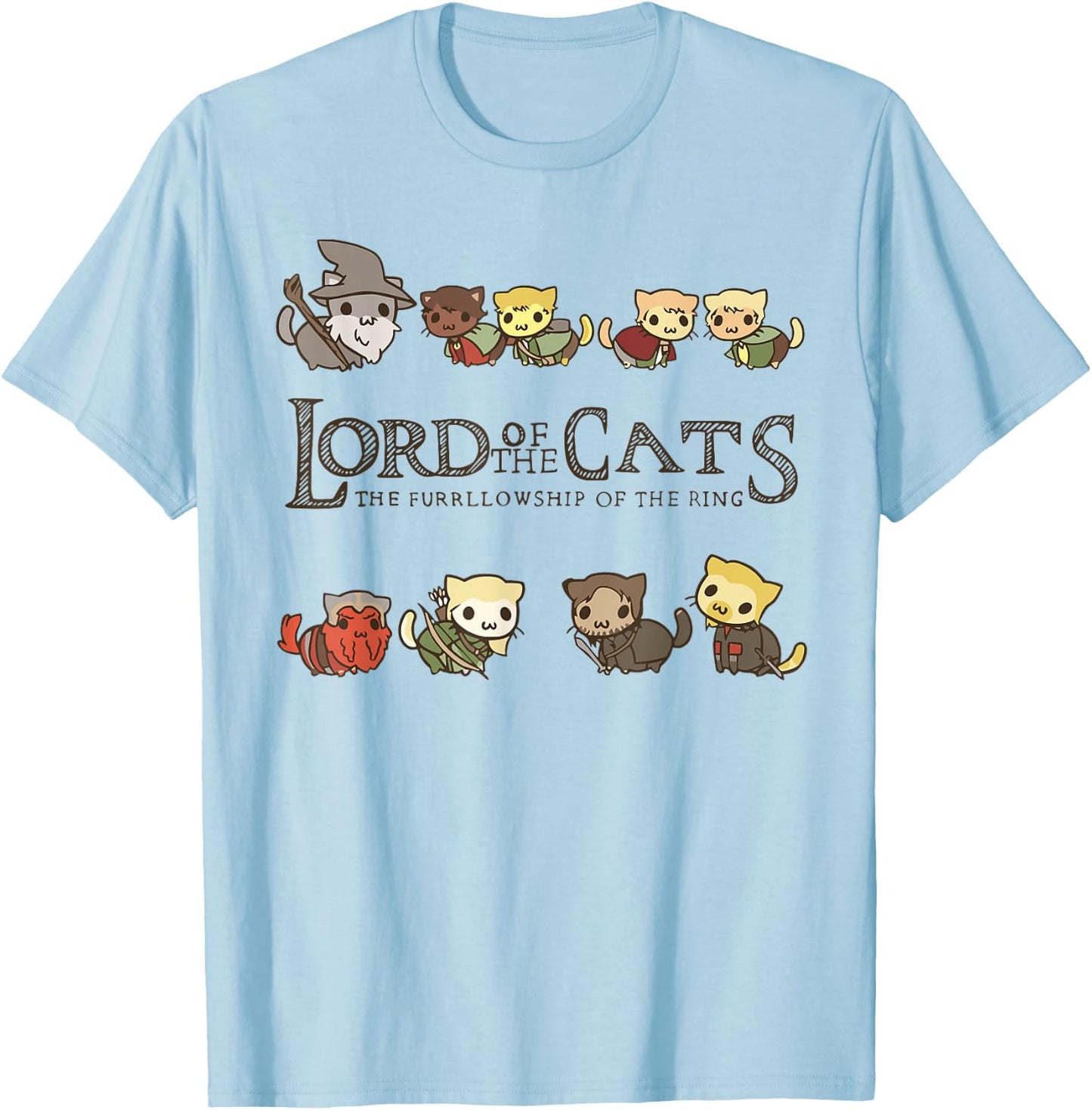 Lord of the cats T-Shirt - T-Shirt | Light Blue
